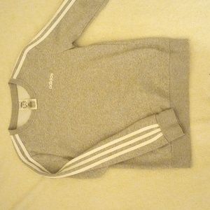 Adidas Gray Women's size small crewneck sweatshirt